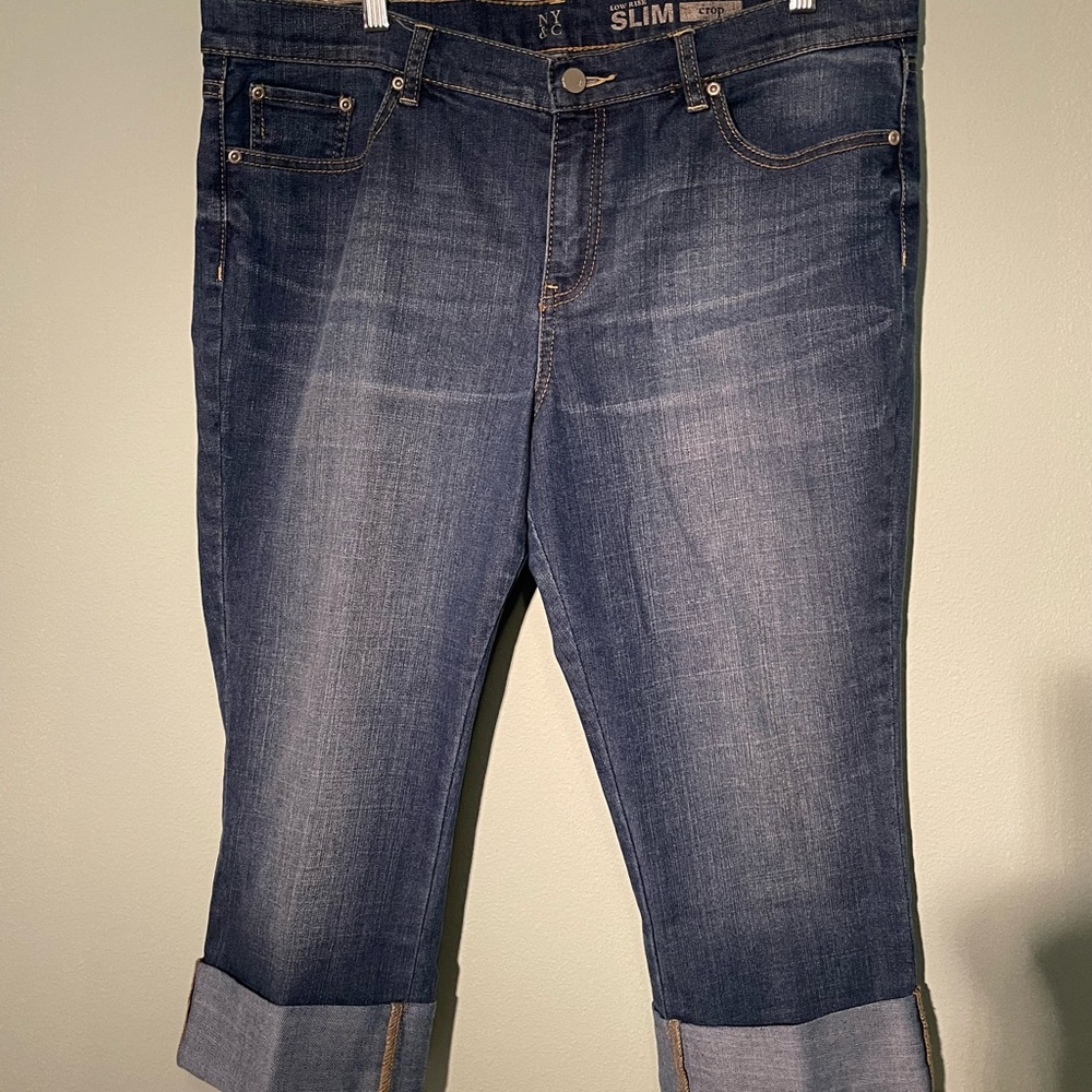 NY&C Jean slim crop
